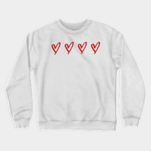 Love hearts Crewneck Sweatshirt